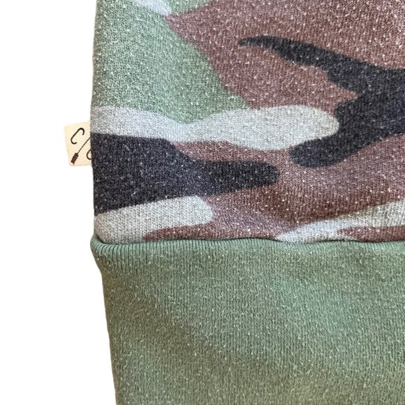 Childhoods Camo Slub Crewneck Sweatshirt 8/9 - Picture 3 of 5